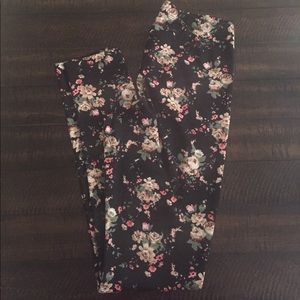 Floral leggings