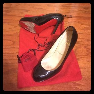 Christian louboutin 5.5 heels 4 inch