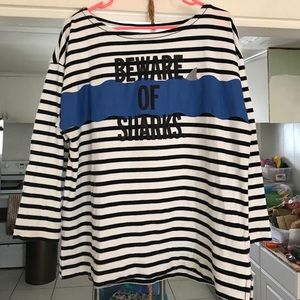 Kate Spade ♠️Beware of Sharks top