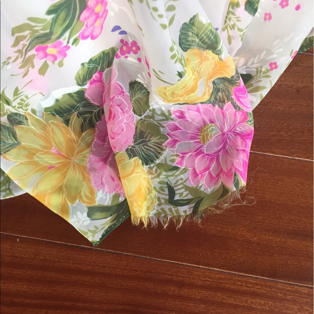 Vintage chiffon maxi dress - Picture 3 of 4