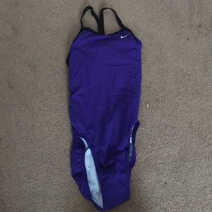 Purple Nike Swim Suit