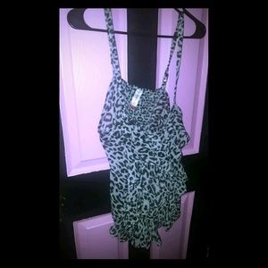 Cheetah tank top