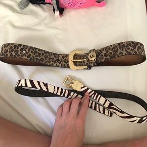 2 Michael Kors belts