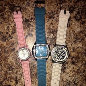 3 Glitz Watches, all like new!