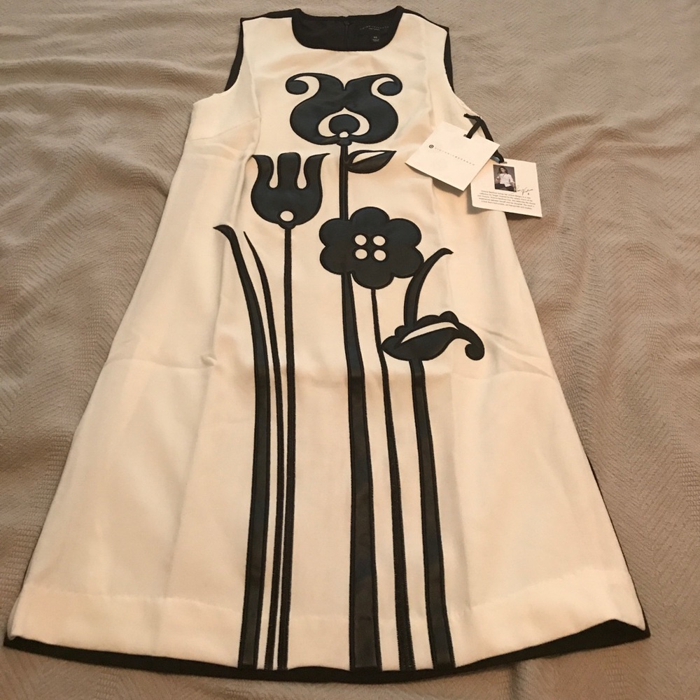 ✨NEW✨Victoria Beckham XS Black & White Dress - Picture 2 of 5