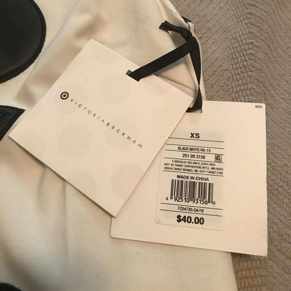 ✨NEW✨Victoria Beckham XS Black & White Dress - Picture 3 of 5