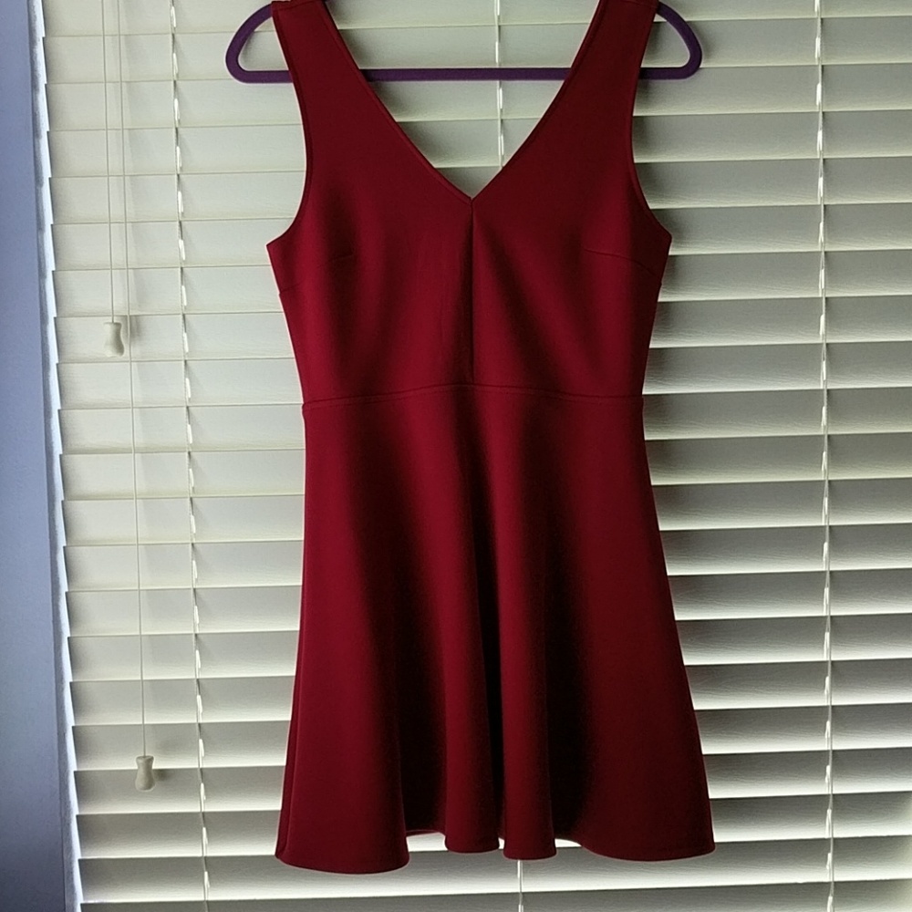 Beautiful Berry Red Forever21 Evening Dress