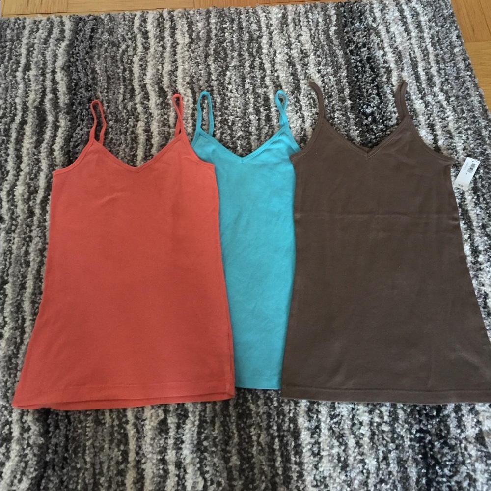 💜OFFERS💜 - Three 100% cotton tank tops!