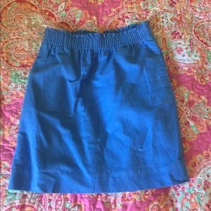 J. Crew Blue Skirt Size 2