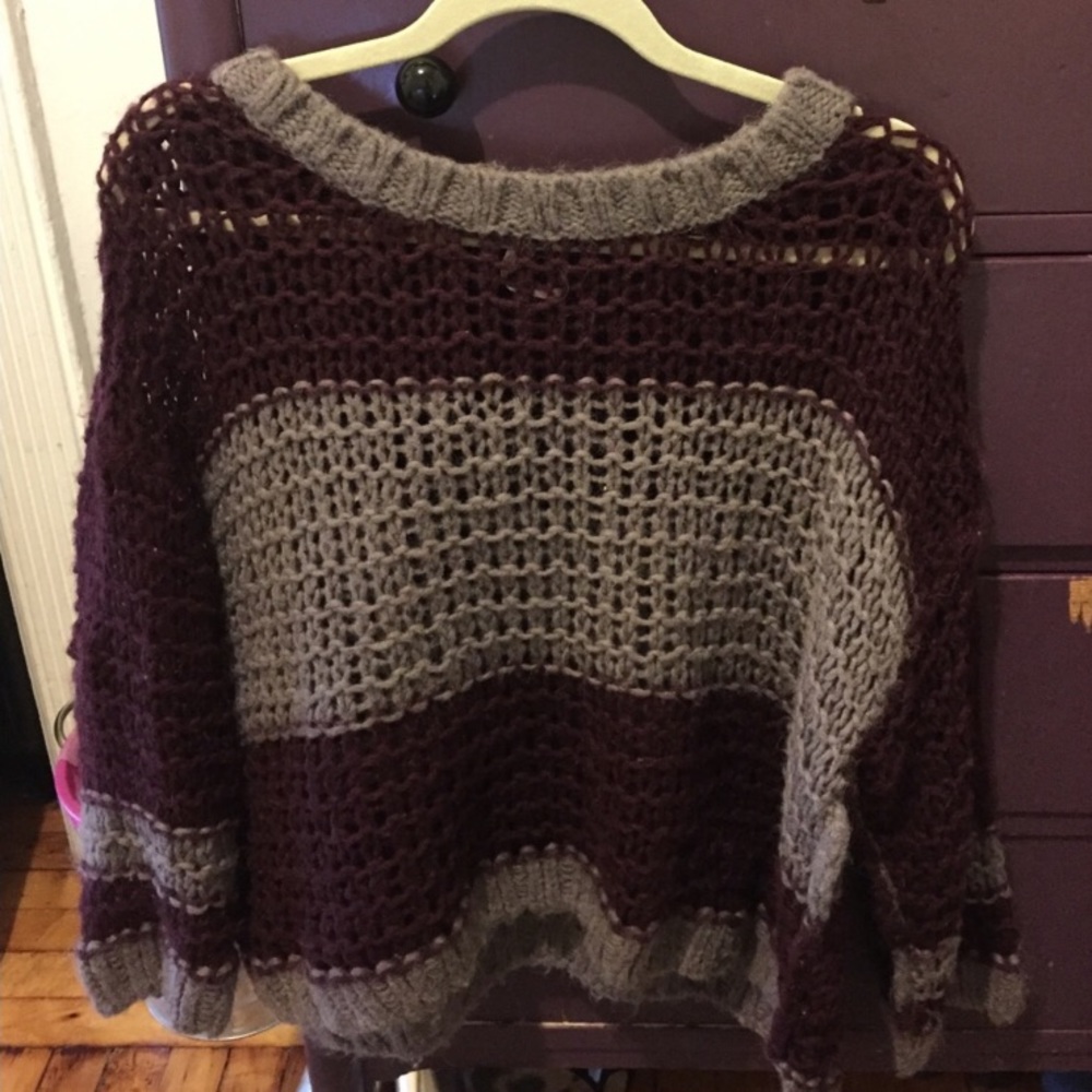 free people striped sweater