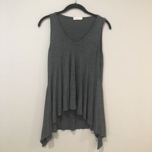 Ginger G Draped Grey Top