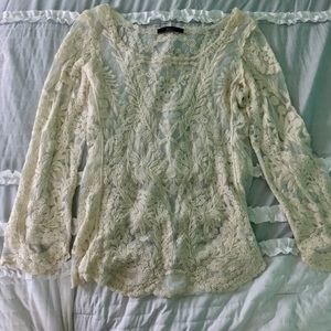 Lace Long-sleeve Top