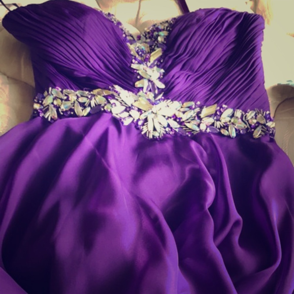 Beautiful purple formal dress
