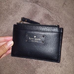 Black Kate Spade Card & Coin Purse