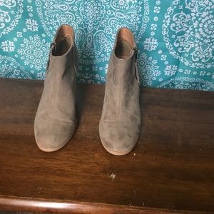 Suede Heeled Booties