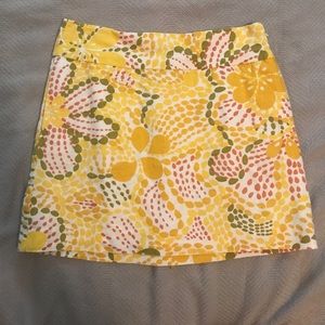 Vintage EUC JCrew Linen Skirt with Pockets Size 2