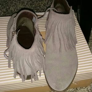 Steve Madden leather ankle booties