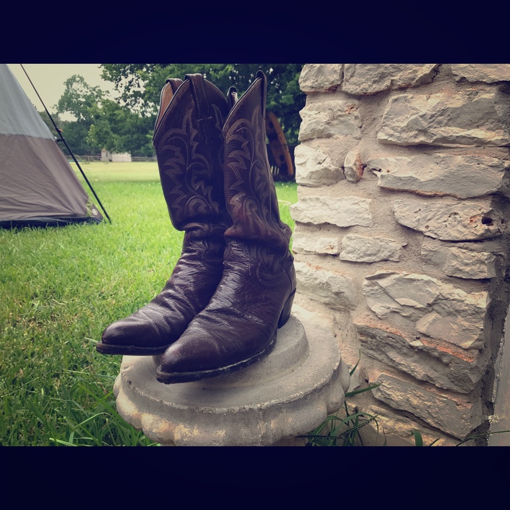Mens Justin Boots size 7 1/2 D