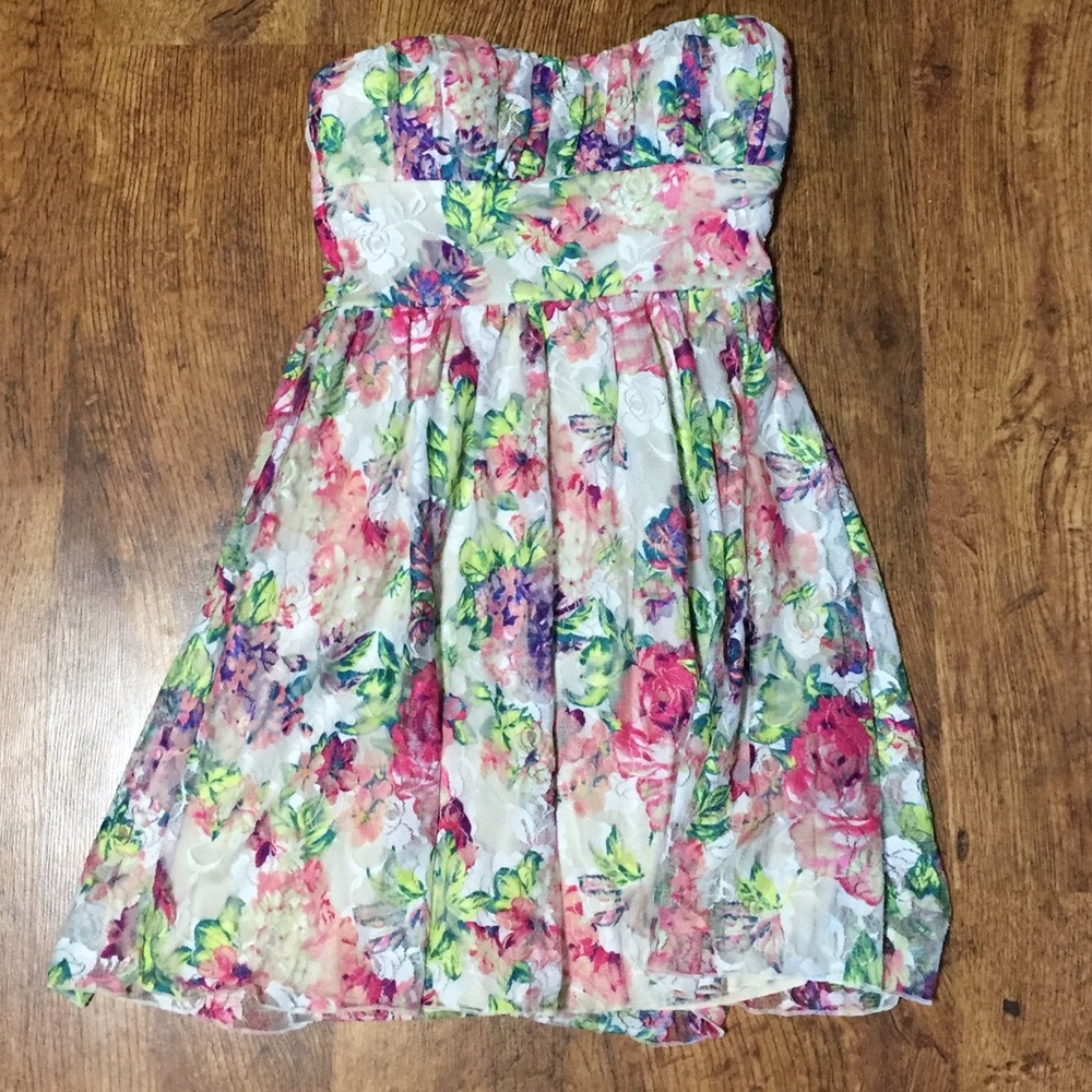 Charlotte Russe strapless dress