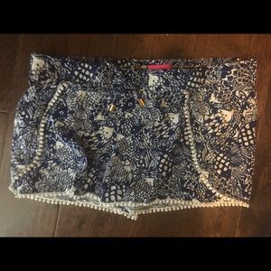 Lily Pulitzer for target fish shorts challis pom L