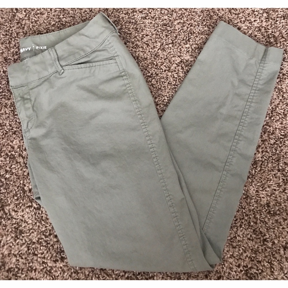 Old Navy Green Pixie Pants