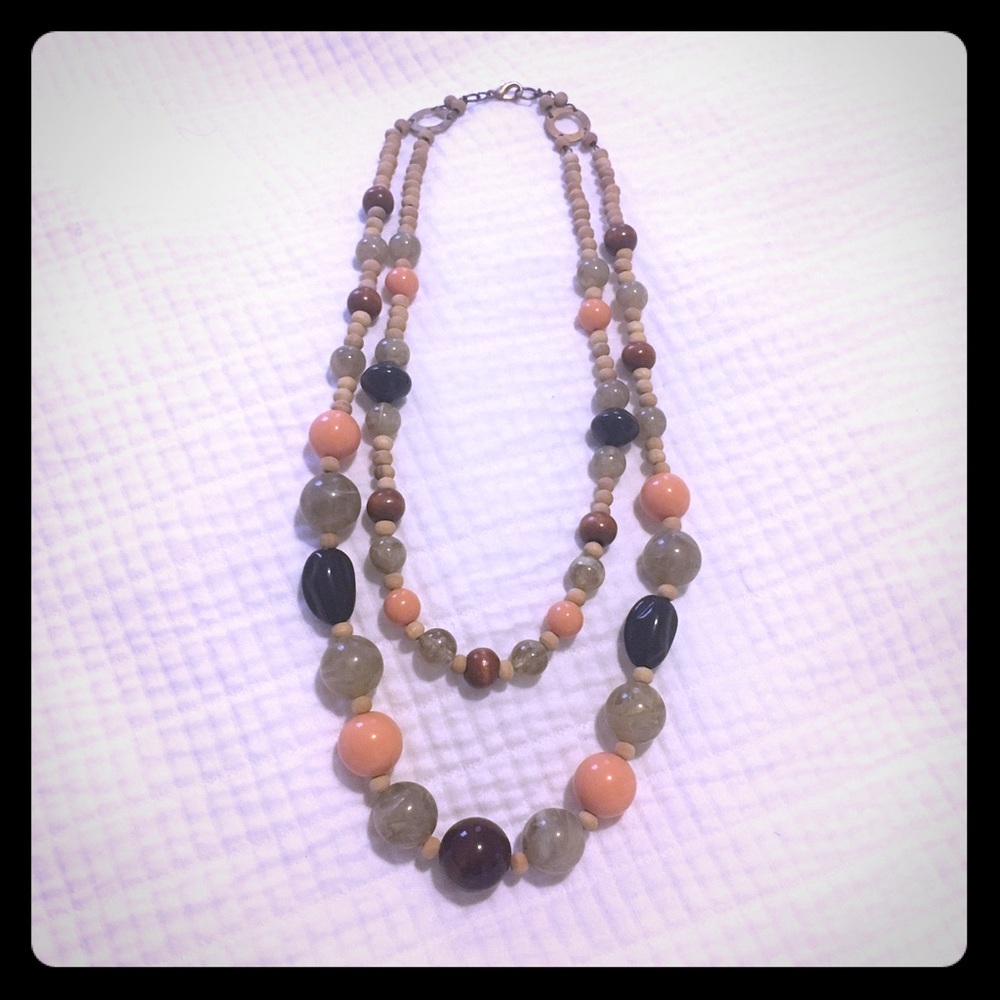 Double Strand Earthy Necklace