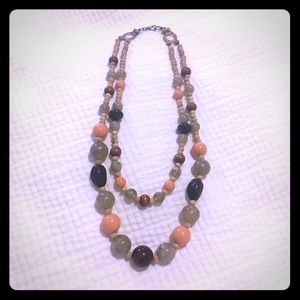 Double Strand Earthy Necklace