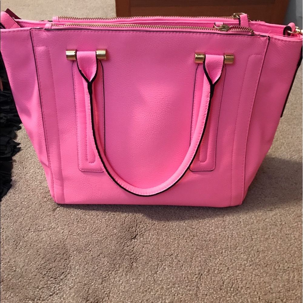 Brand new with tags bright pink merona purse