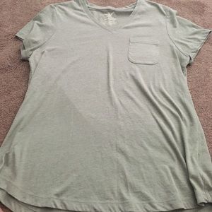Olive green tee