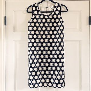 Max Studio black & white shift dress