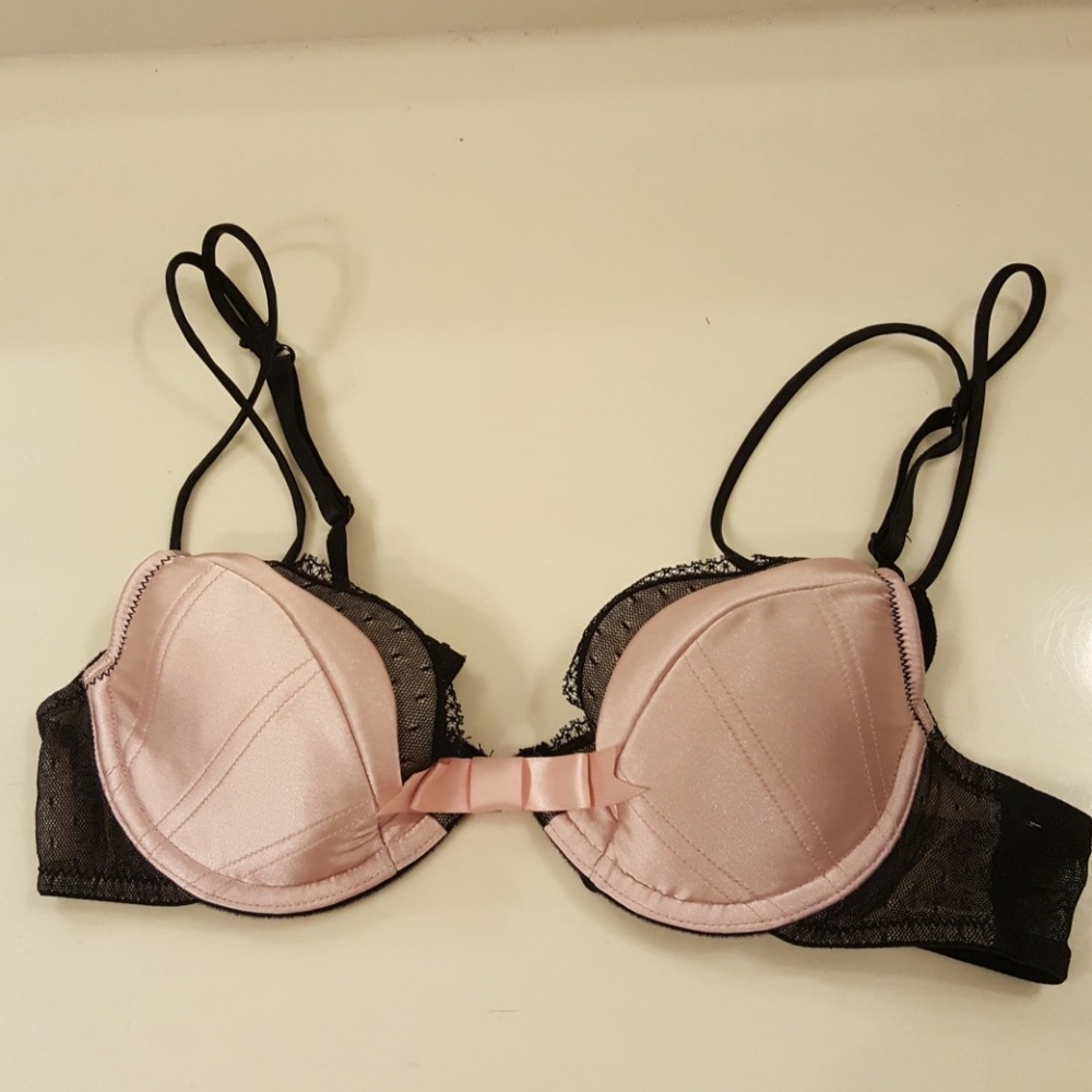 Pink and Black Bra New Without tags