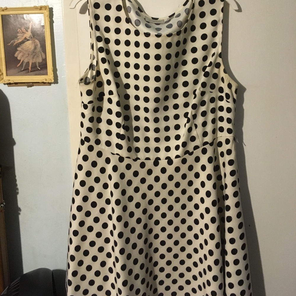 ⚪️⚫️ Black Polka Dot Dress Plus Size⚪️⚫️