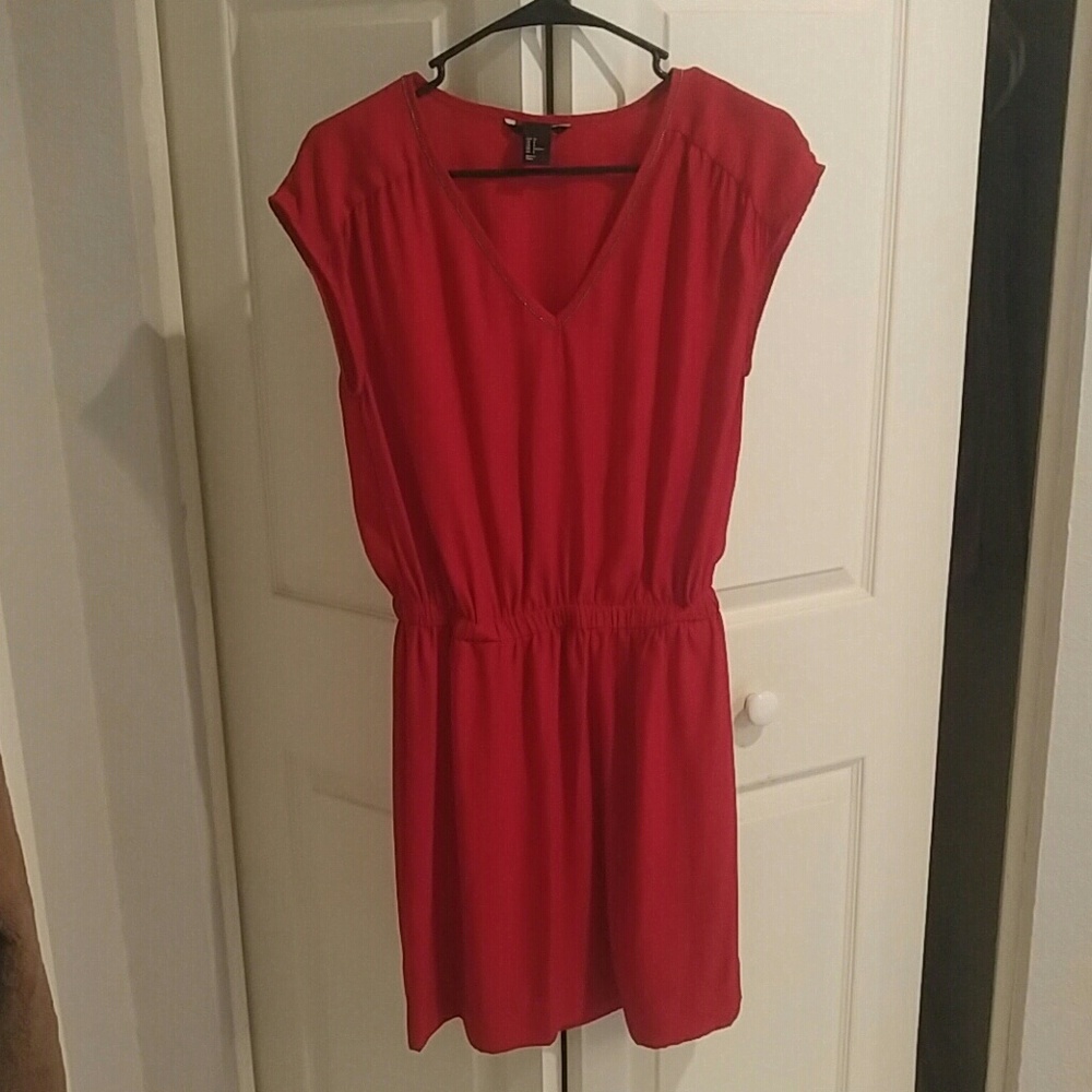 Red dress
