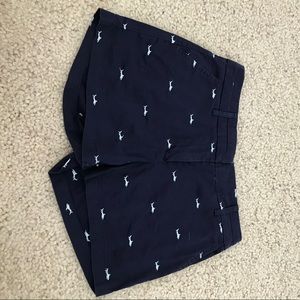Shark Embroidered Shorts