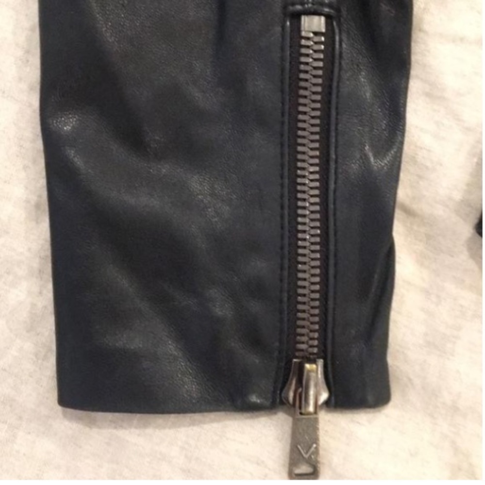 Vince • Leather moto jacket - Picture 6 of 6