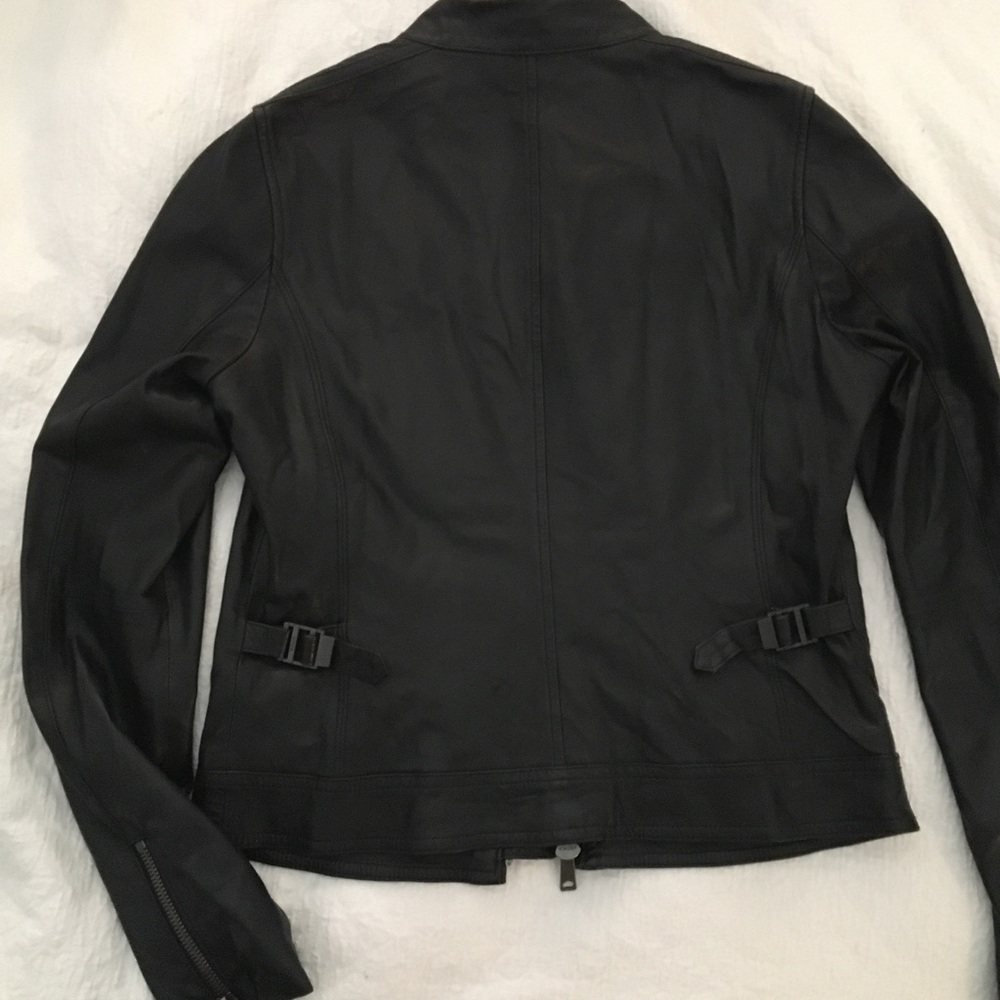 Vince • Leather moto jacket - Picture 3 of 6