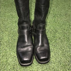 Harley Davidson Harness Black Boots sz 8.5 men's