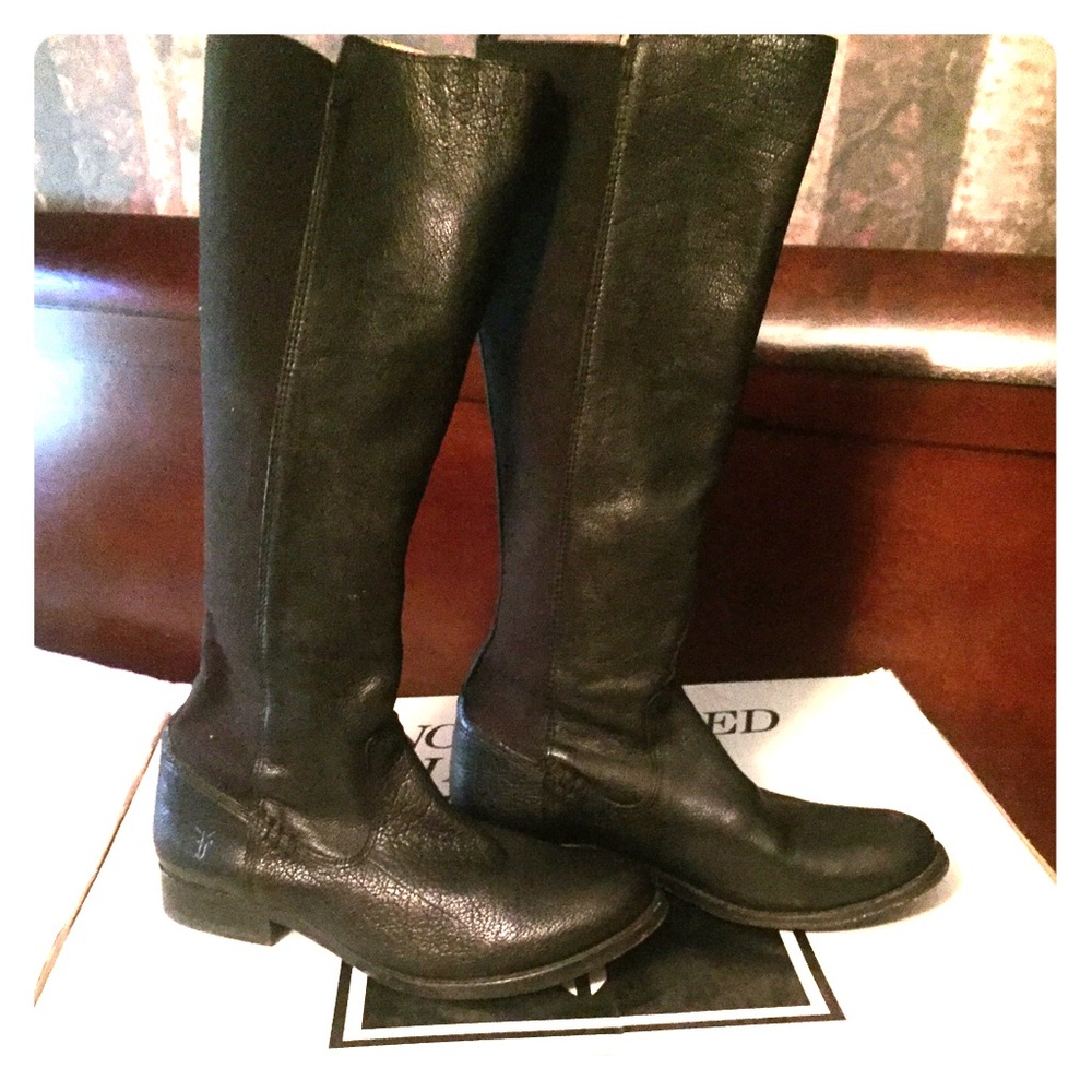 FRYE Molly Gore Tall Boots 7M