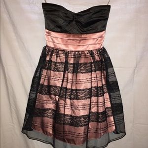 Short dusty rose dress