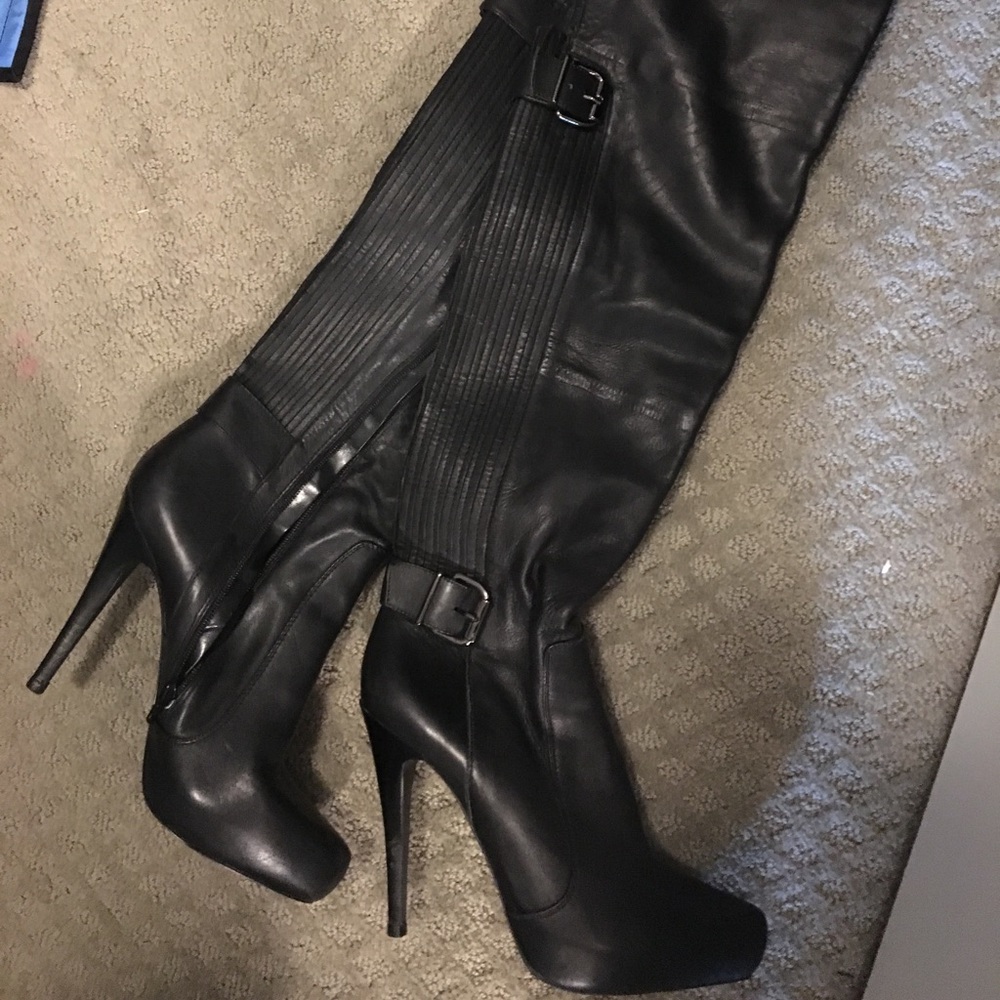 Rarely used thigh-high boots