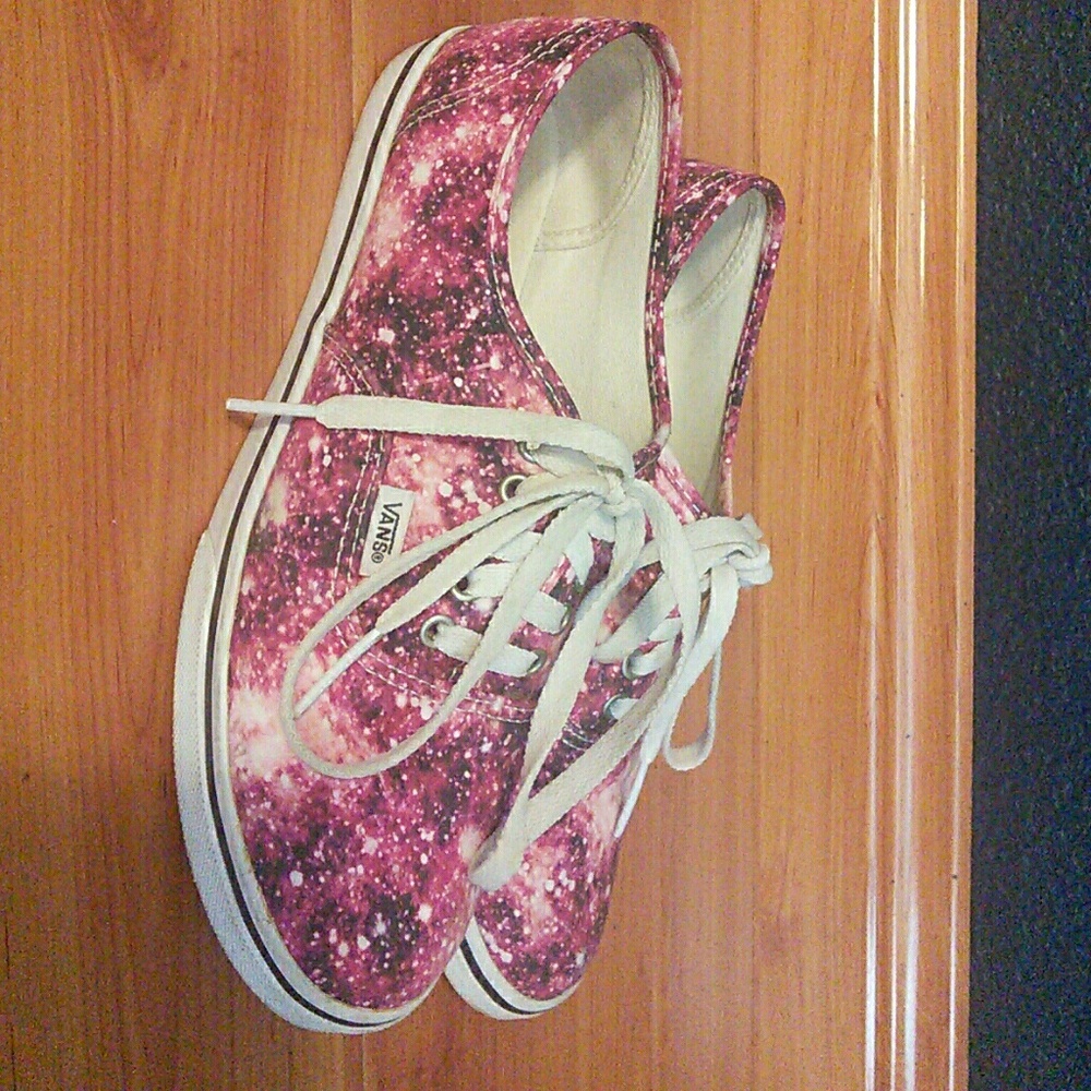 Pink Galaxy vans