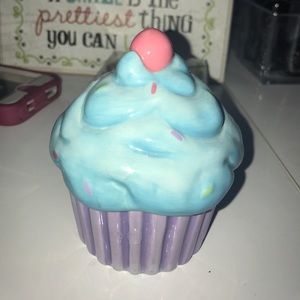 Glass Cupcake jewelry holder!