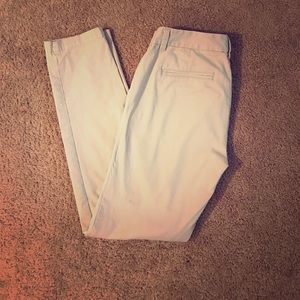LOFT Tan Skinny Chino Pant