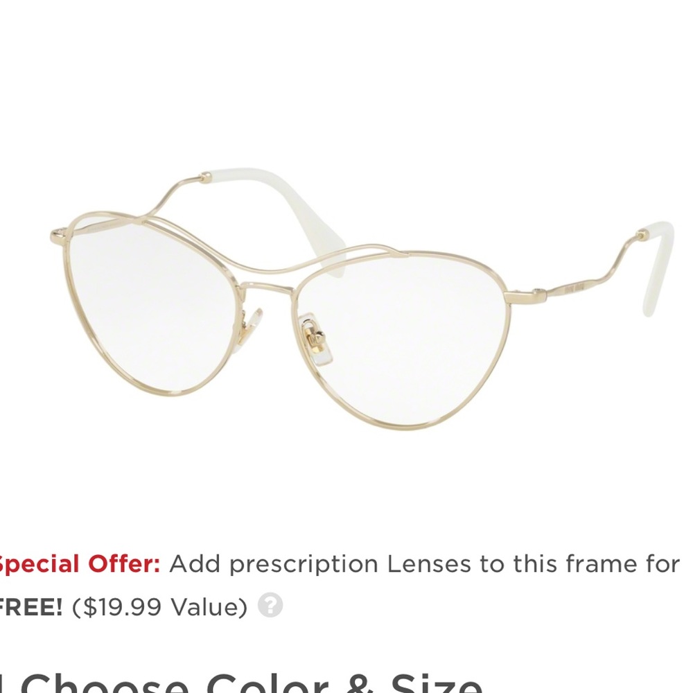Miu Miu glasses