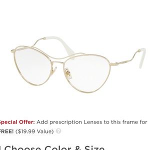 Miu Miu glasses