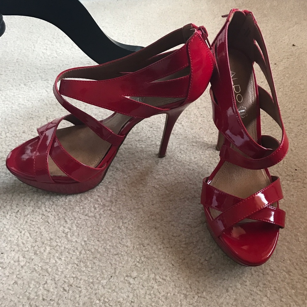 Red Aldo heels!