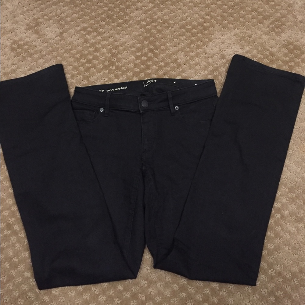 Ann Taylor Loft Black Jeans