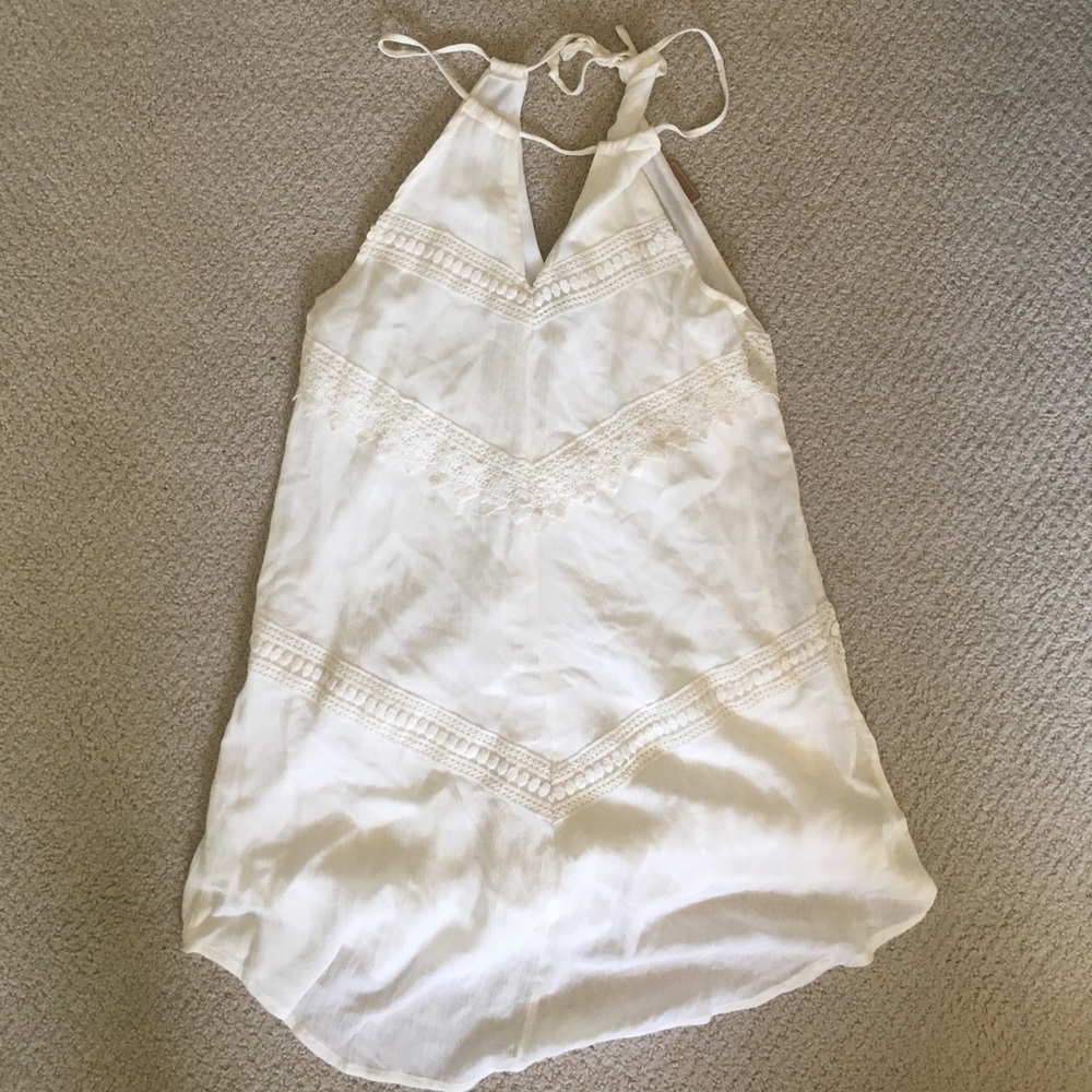 White lace dress