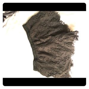 Mossimo green lace shorts