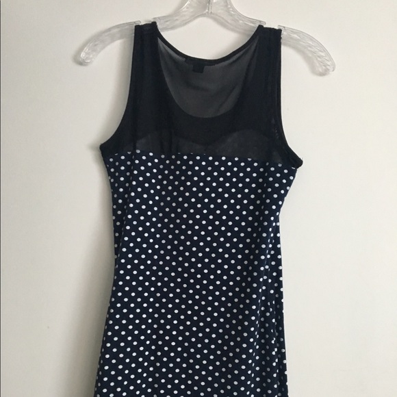 Polka Dot Bodyhugging dress - Picture 2 of 2